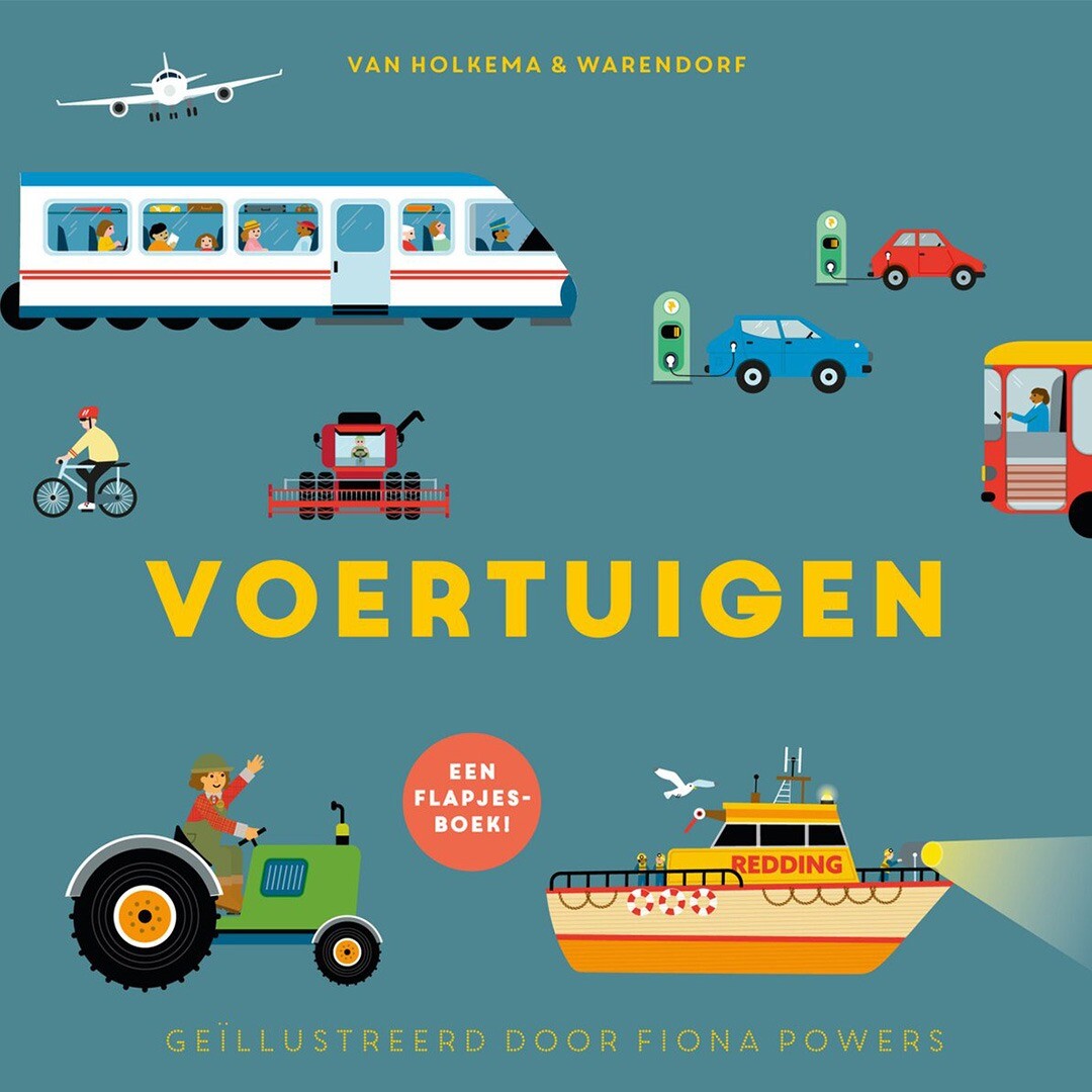 uitgeverij van holkema & warendorf flapjesboek voertuigen | 1489406 | 0