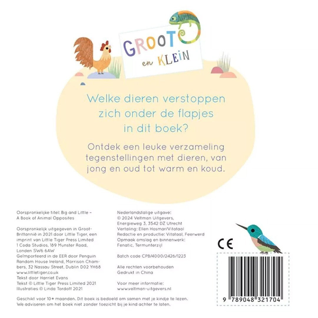 uitgeverij veltman flapjesboek groot en klein | 1742170 | 5