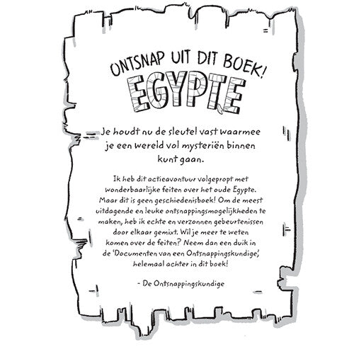 uitgeverij volt ontsnap uit dit boek! egypte | 15421049 | 1