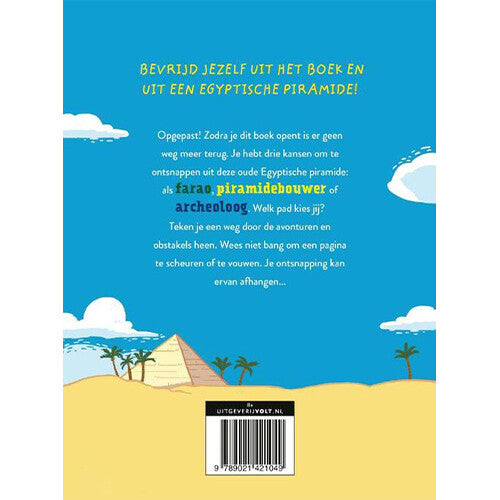 uitgeverij volt ontsnap uit dit boek! egypte | 15421049 | 11
