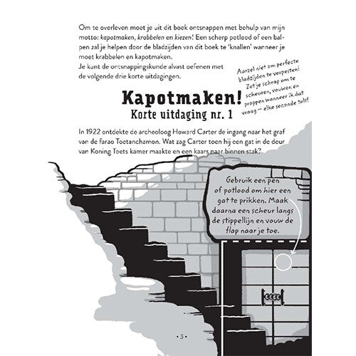 uitgeverij volt ontsnap uit dit boek! egypte | 15421049 | 6