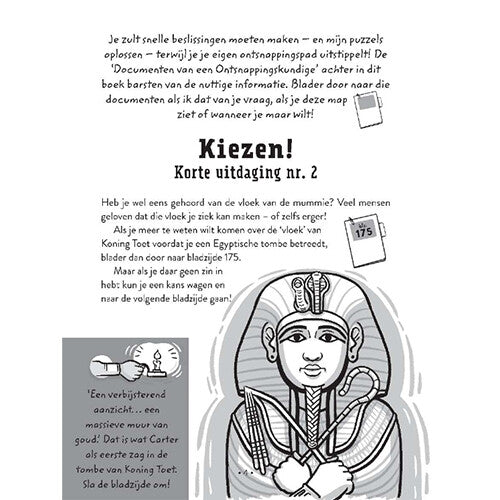 uitgeverij volt ontsnap uit dit boek! egypte | 15421049 | 7