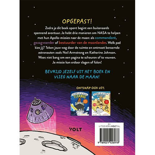 uitgeverij volt ontsnap uit dit boek! race naar de maan | 1542697 | 13