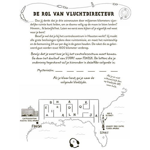 uitgeverij volt ontsnap uit dit boek! race naar de maan | 1542697 | 8