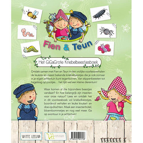 uitgeverij witte leeuw fien & teun het gigagrote kriebelbeestjesboek | 1610179 | 12