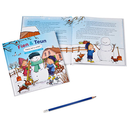 uitgeverij witte leeuw fien & teun hoera, het is winter! | 1613611 | 1
