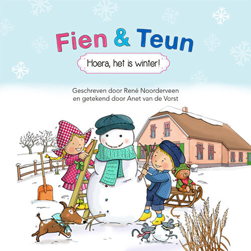 uitgeverij witte leeuw fien & teun hoera, het is winter! | 1613611 | 2