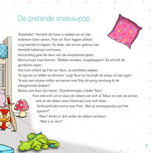 uitgeverij witte leeuw fien & teun hoera, het is winter! | 1613611 | 4