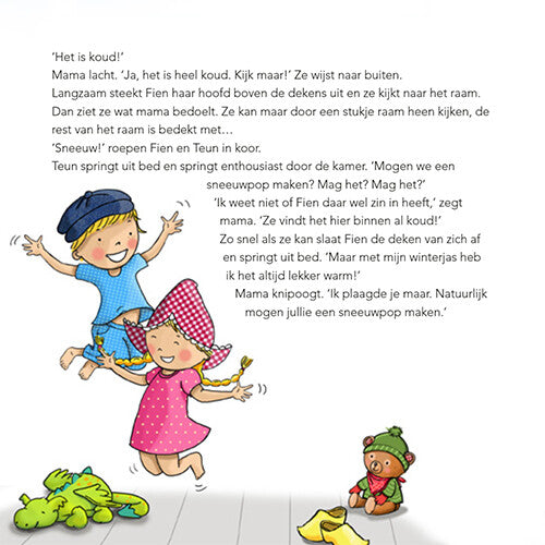 uitgeverij witte leeuw fien & teun hoera, het is winter! | 1613611 | 5