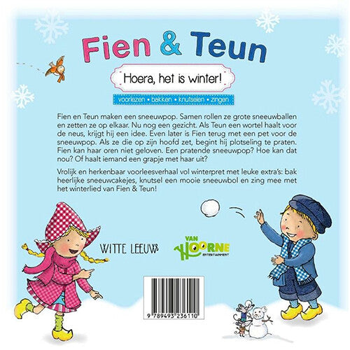 uitgeverij witte leeuw fien & teun hoera, het is winter! | 1613611 | 7