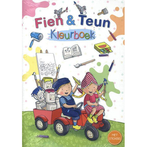 uitgeverij witte leeuw fien & teun kleurboek | 1613620 | 0