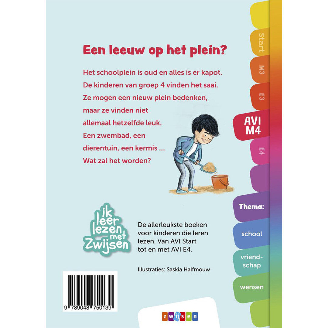 uitgeverij zwijsen een leeuw op het plein? - avi m4 | 1505013 | 5