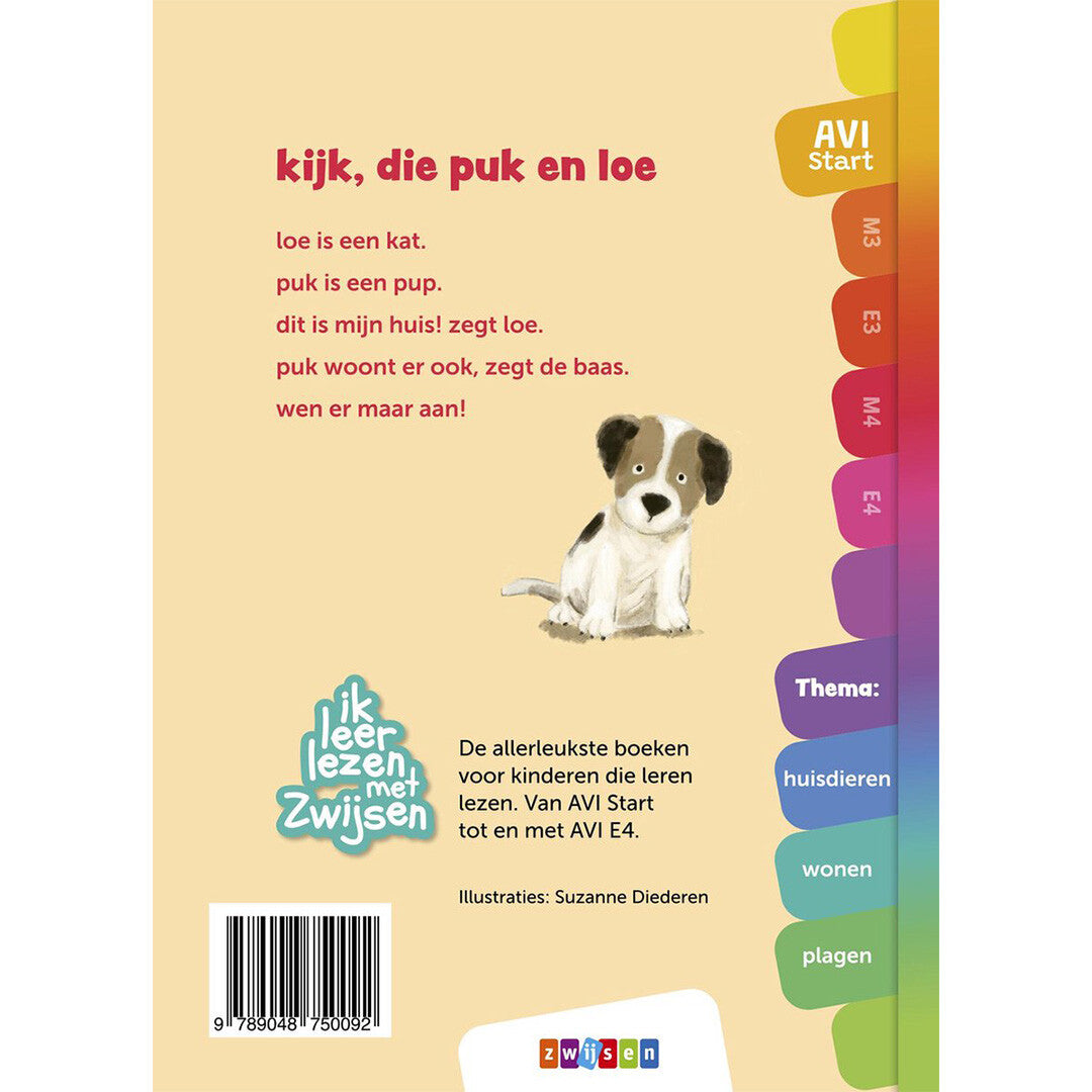 uitgeverij zwijsen kijk, die puk en loe - avi start | 1505009 | 5