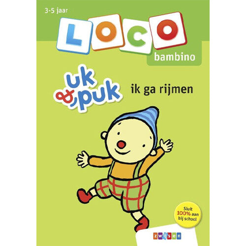 uitgeverij zwijsen loco bambino uk & puk - ik ga rijmen | 1504034 | 0