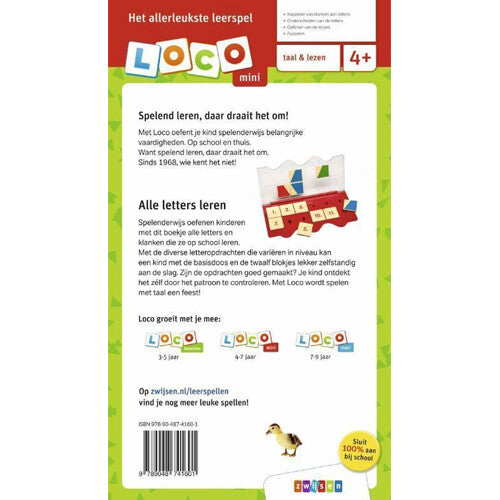 uitgeverij zwijsen loco mini ik leer alle letters | 1504160 | 1