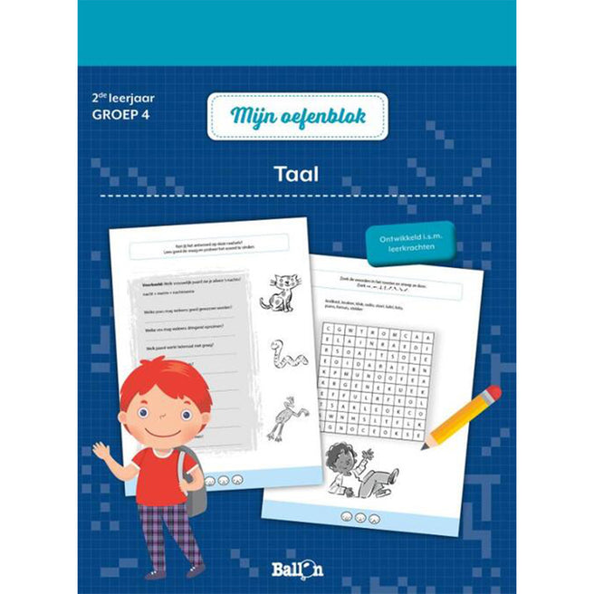 uitgeverij ballon mijn oefenblok, taal - groep 4 | 1231866 | 0