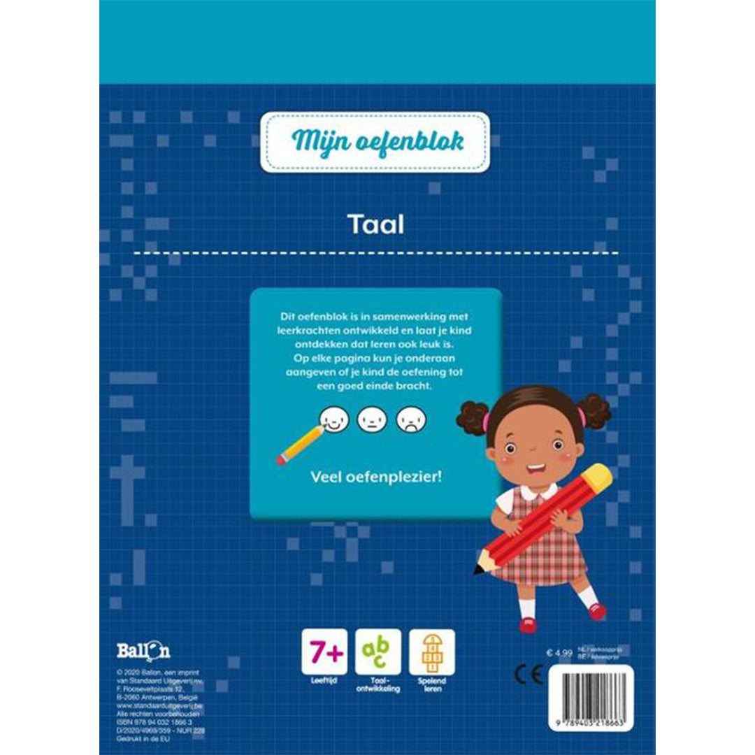 uitgeverij ballon mijn oefenblok, taal - groep 4 | 1231866 | 3