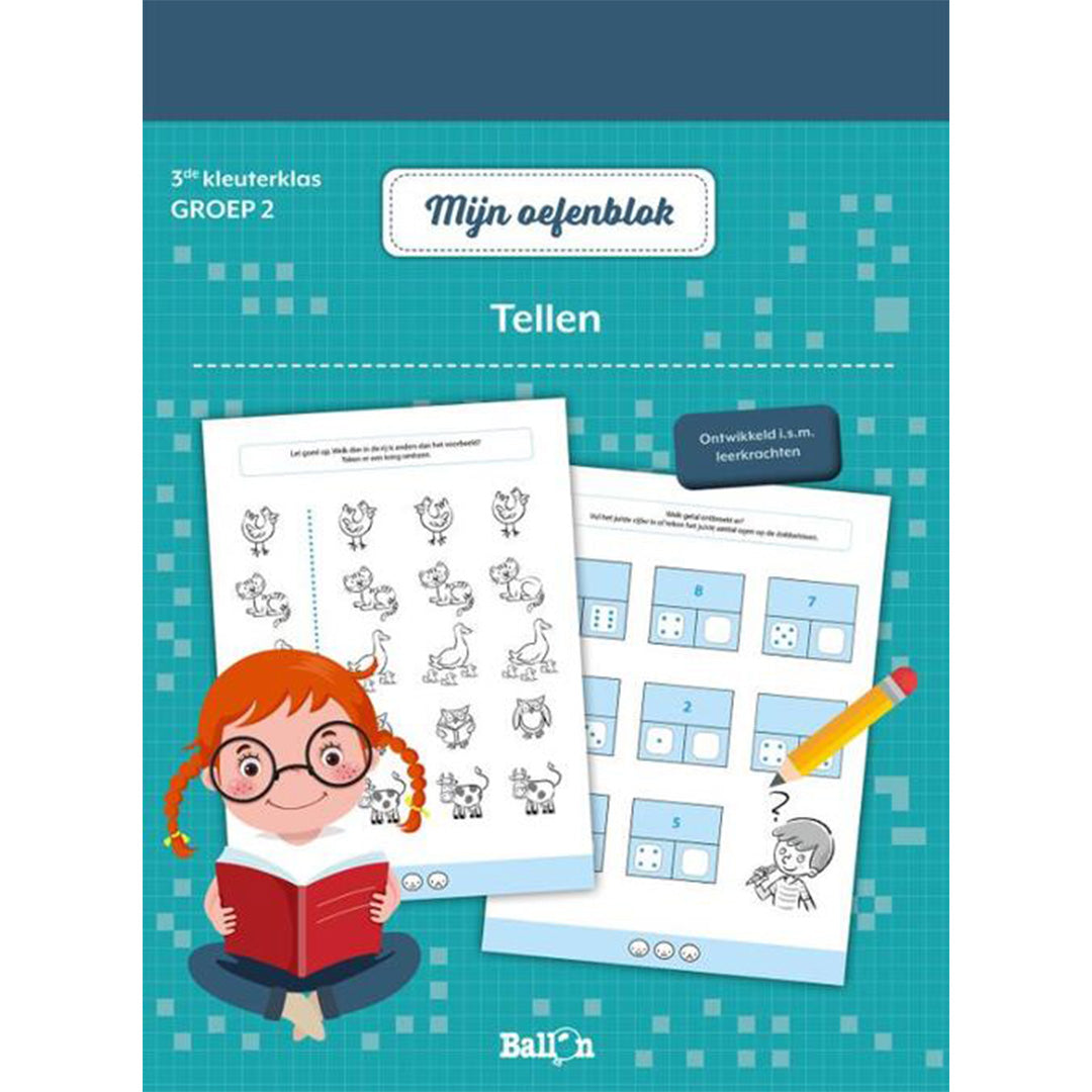 uitgeverij ballon mijn oefenblok, tellen - groep 2 | 1231864 | 0