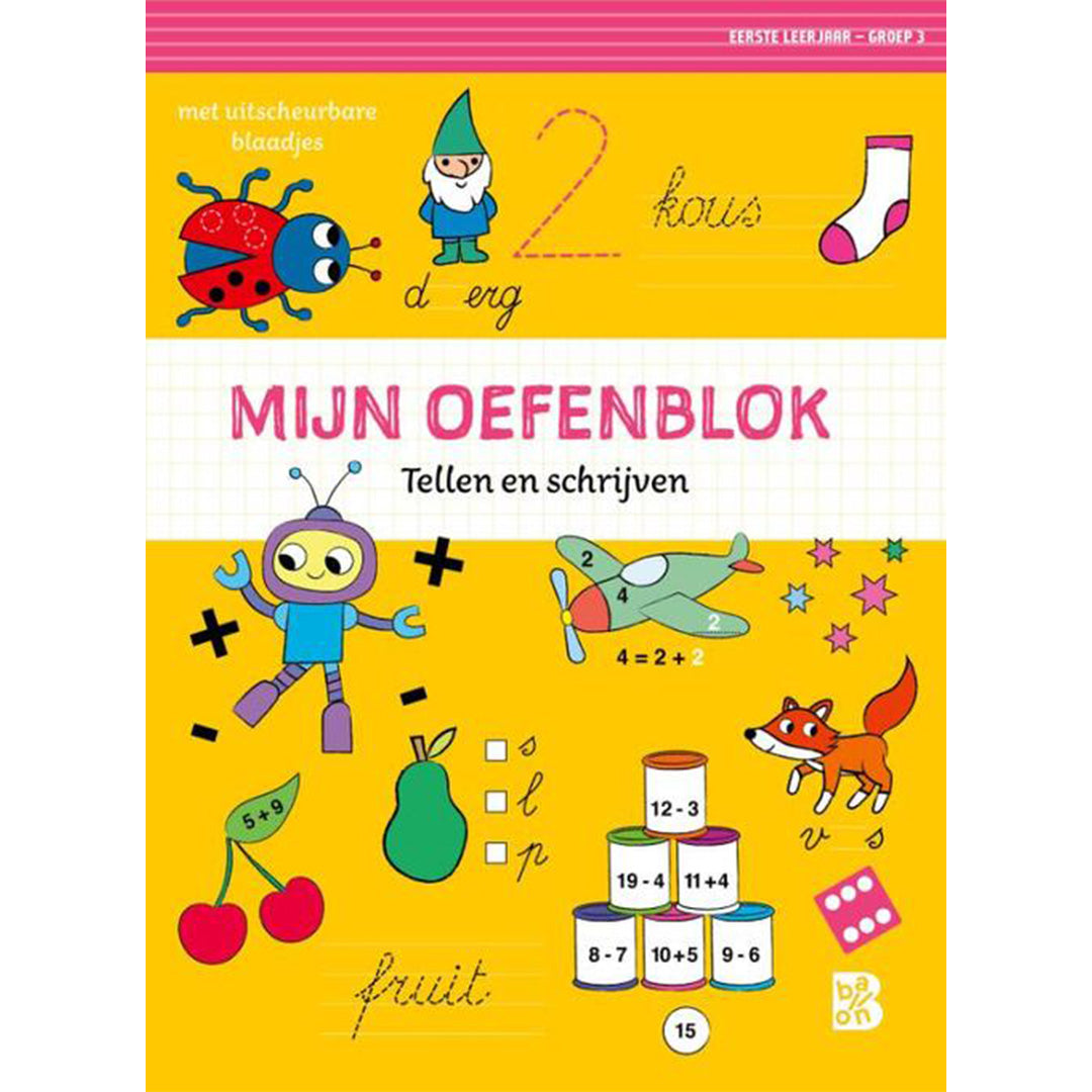 uitgeverij ballon mijn oefenblok, tellen en schrijven | 1233786 | 0