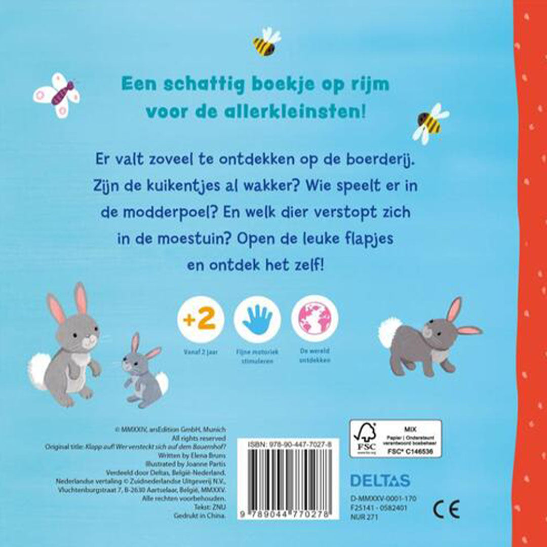 uitgeverij deltas flapjesboek zoek je mee? - op de boerderij | DELT0582401 |6