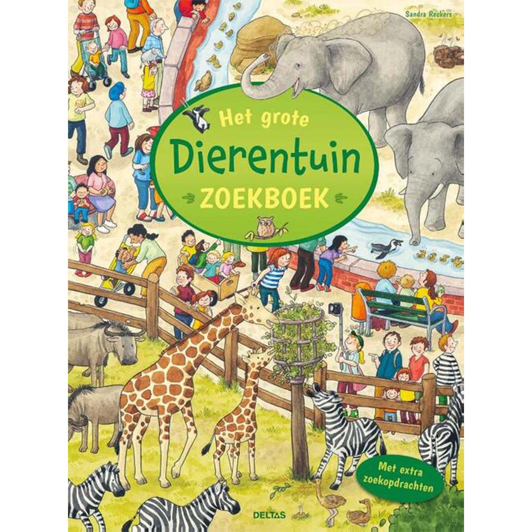uitgeverij deltas het grote dierentuin zoekboek | DELT0580601 | 1