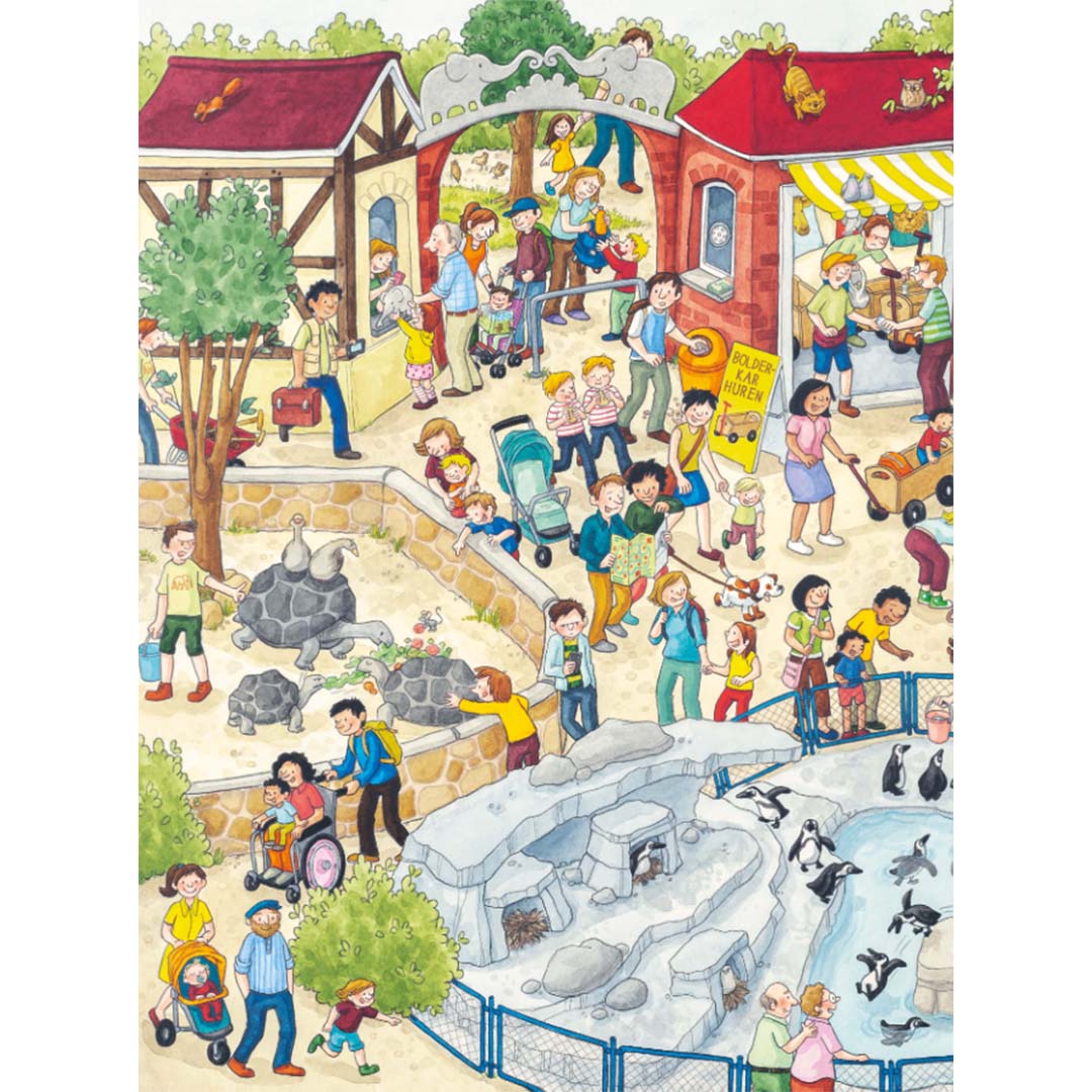 uitgeverij deltas het grote dierentuin zoekboek | DELT0580601 | 2