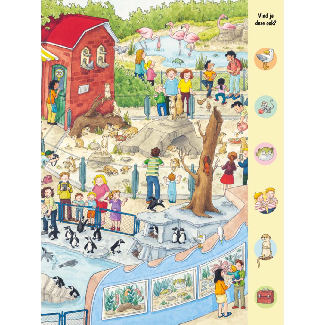 uitgeverij deltas het grote dierentuin zoekboek | DELT0580601 | 3
