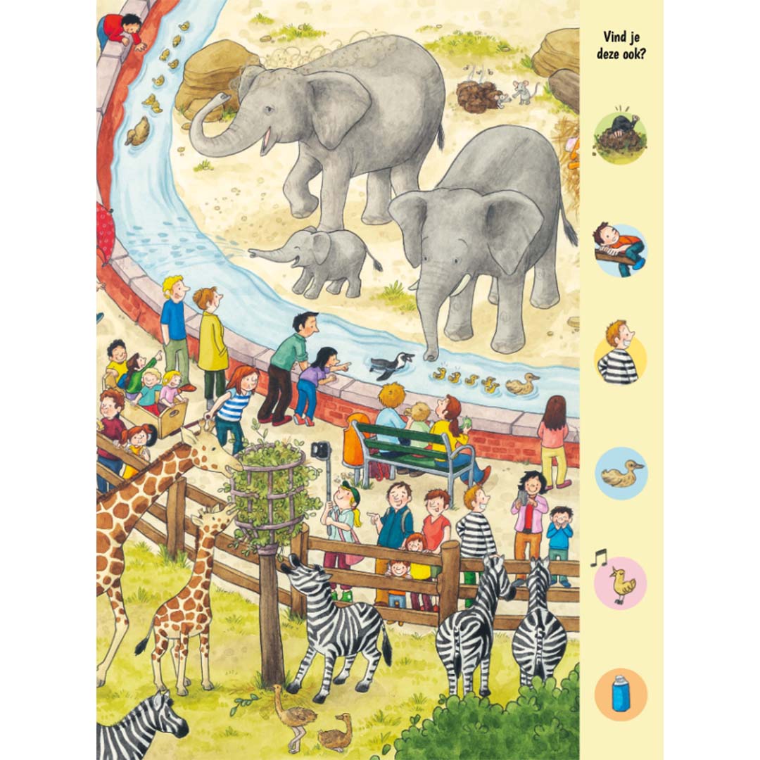 uitgeverij deltas het grote dierentuin zoekboek | DELT0580601 | 5