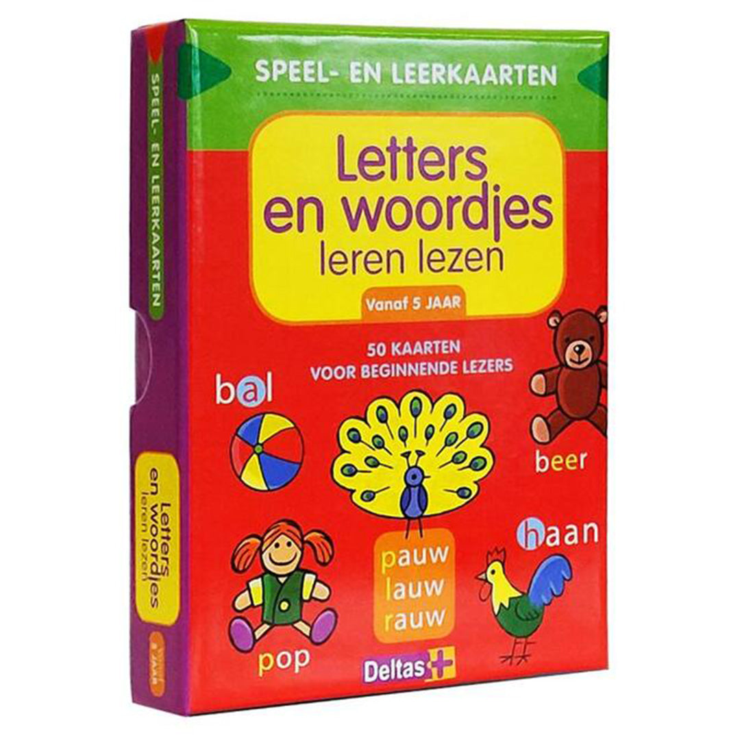 uitgeverij deltas kaarten letters en woordjes leren lezen | DELT0611225 | 1