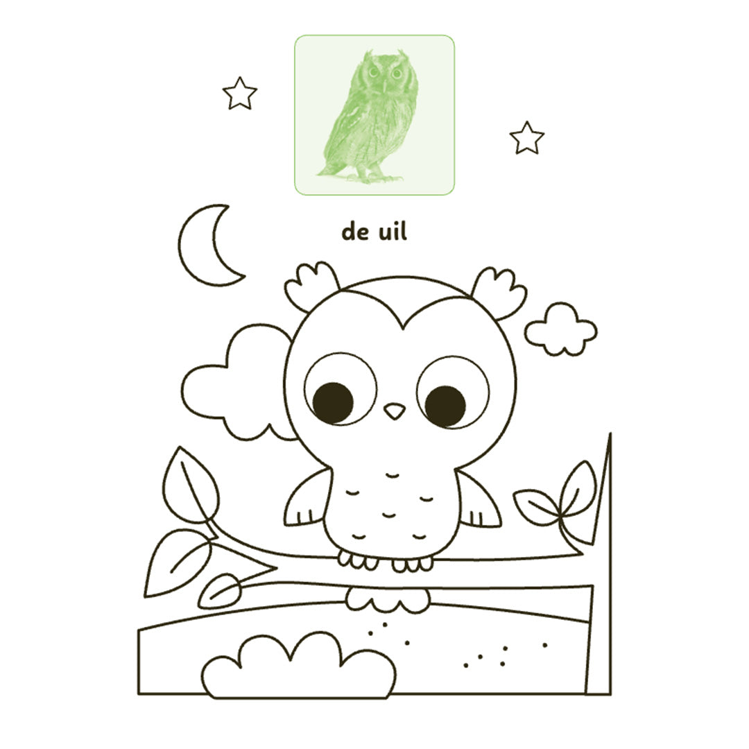 uitgeverij deltas kleur- en stickerboek lieve dieren | 0664076 | 5