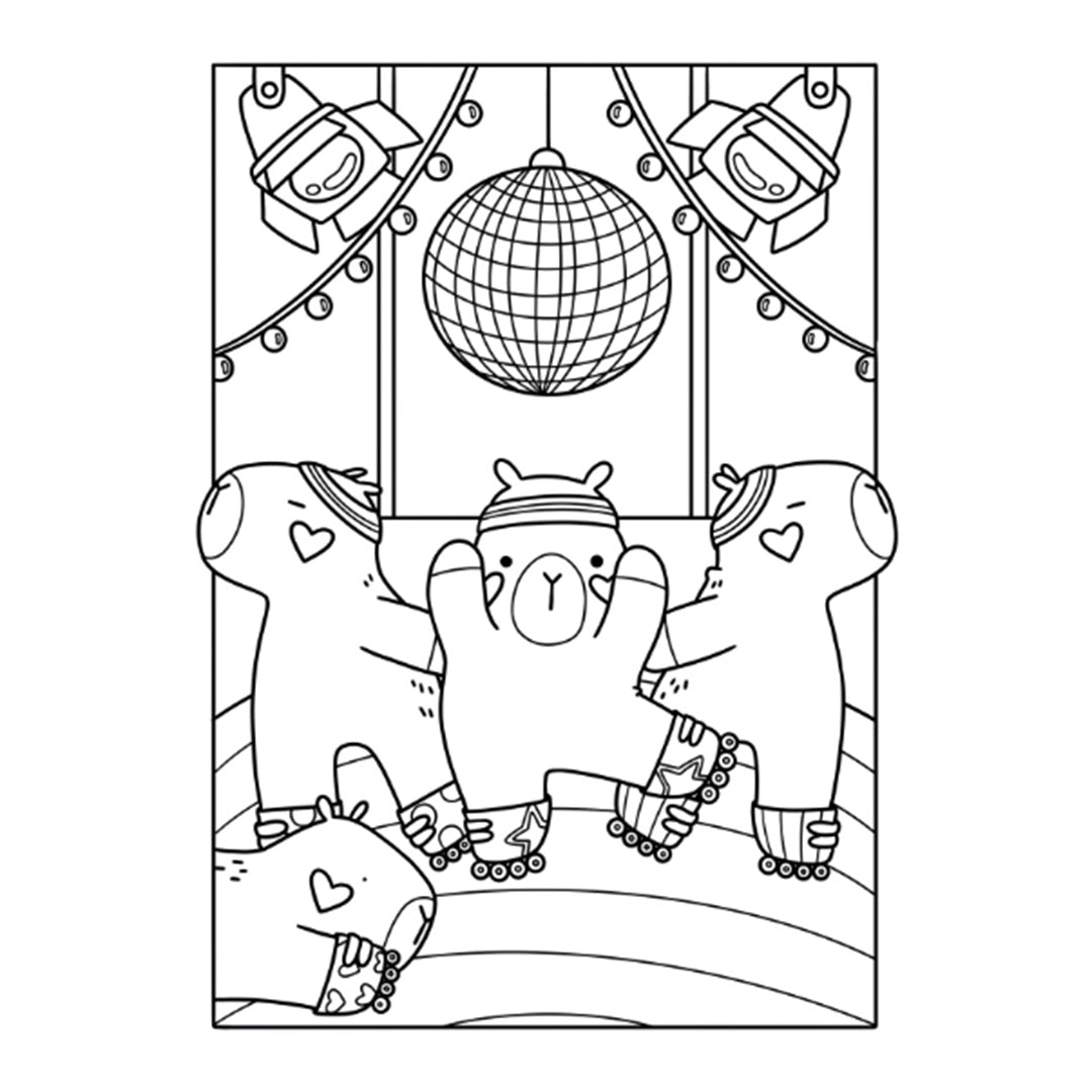 uitgeverij deltas kleurblok i love capybaras | 0690857 | 2