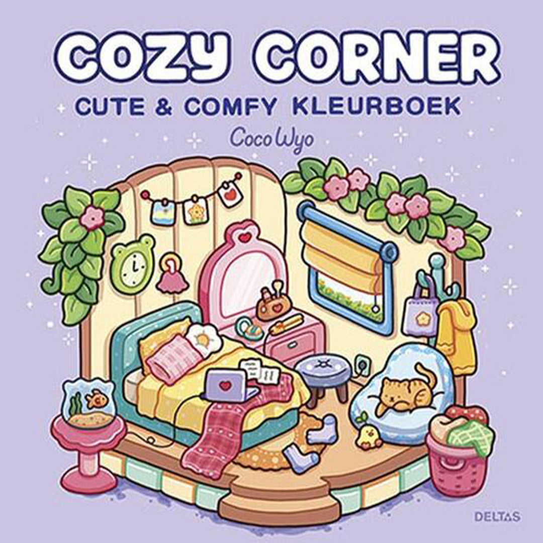 uitgeverij deltas kleurboek coco wyo - cute & comfy - cozy corner | 0101857 | 1
