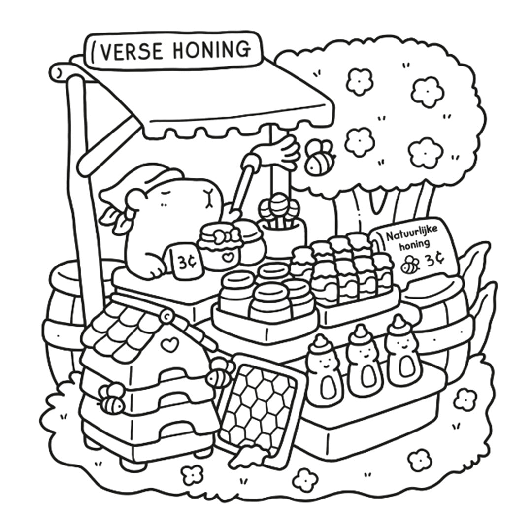 uitgeverij deltas kleurboek coco wyo - cute & comfy - cozy corner | 0101857 | 5