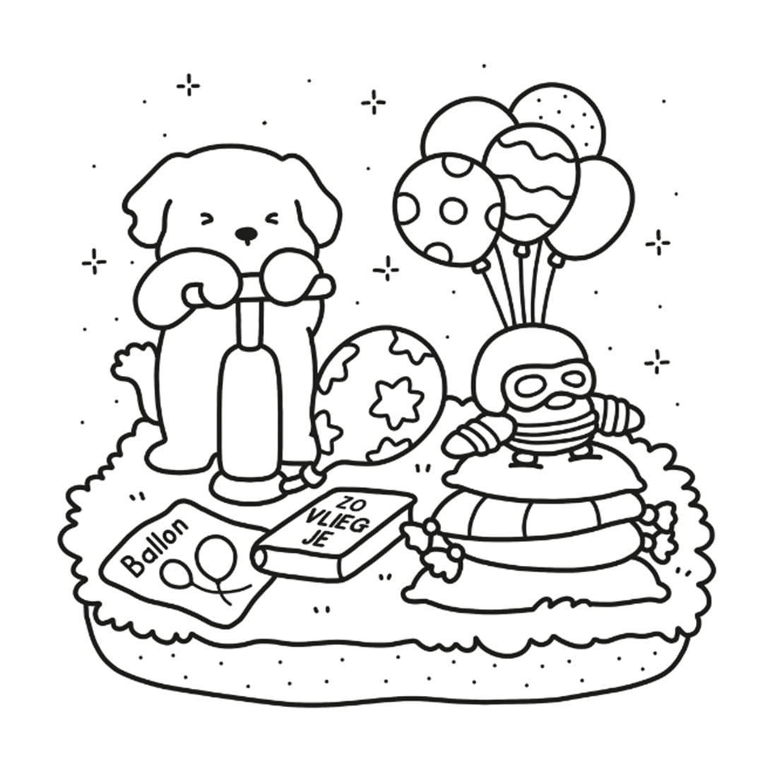 uitgeverij deltas kleurboek coco wyo - cute & comfy - cozy cuties | DELT0101856 | 5