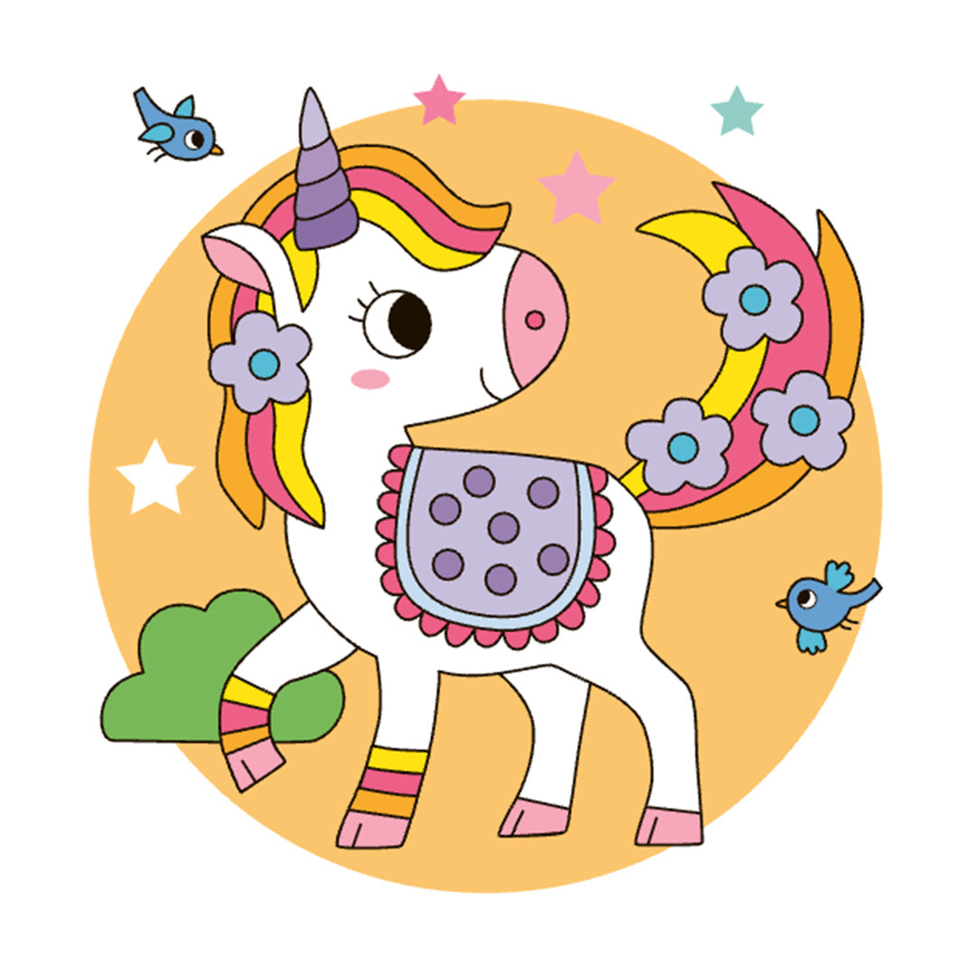 uitgeverij deltas kleurboek color fun - unicorn | 0691044 | 2