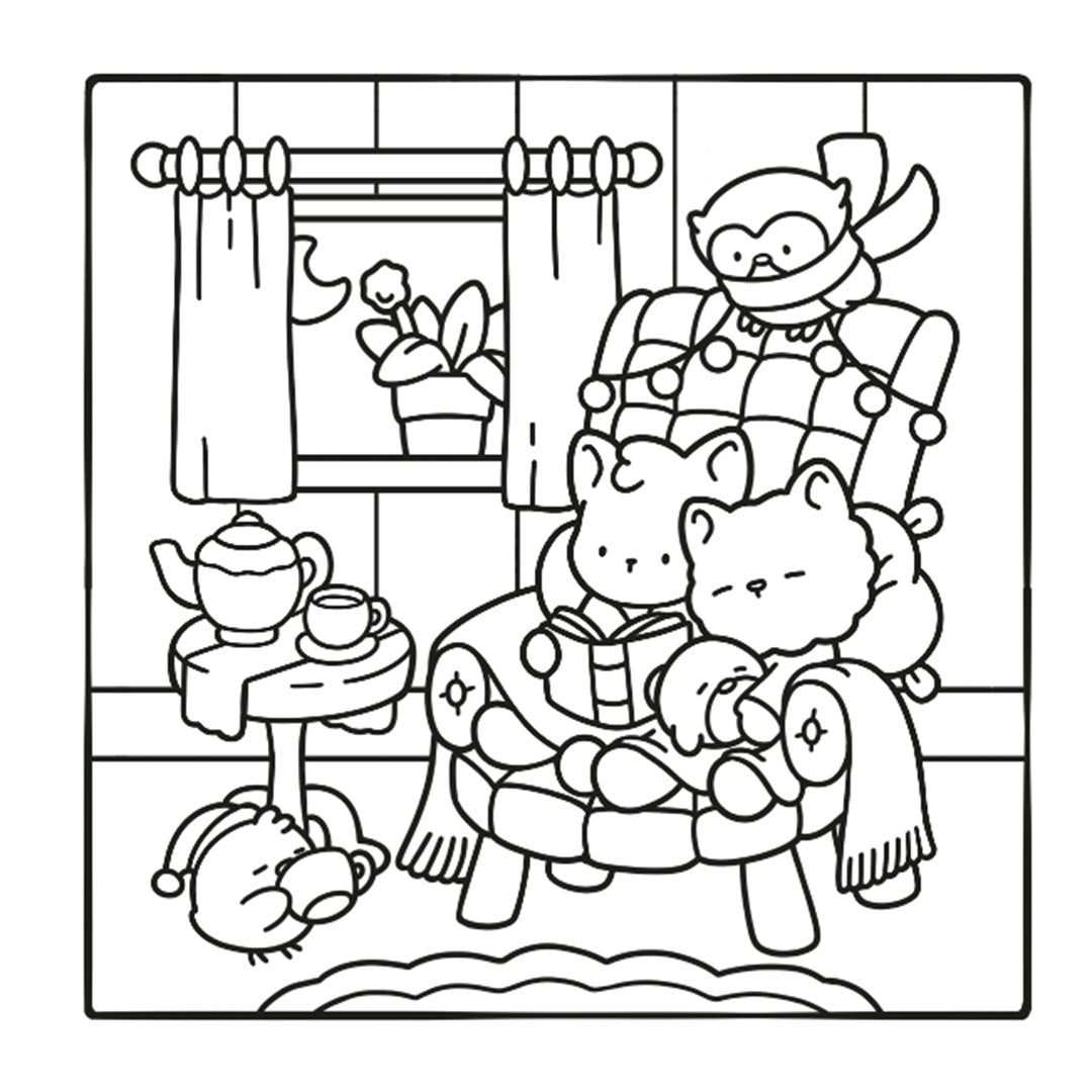 uitgeverij deltas kleurboek jade summer - cozy - comfy & cute | 0102272 | 3