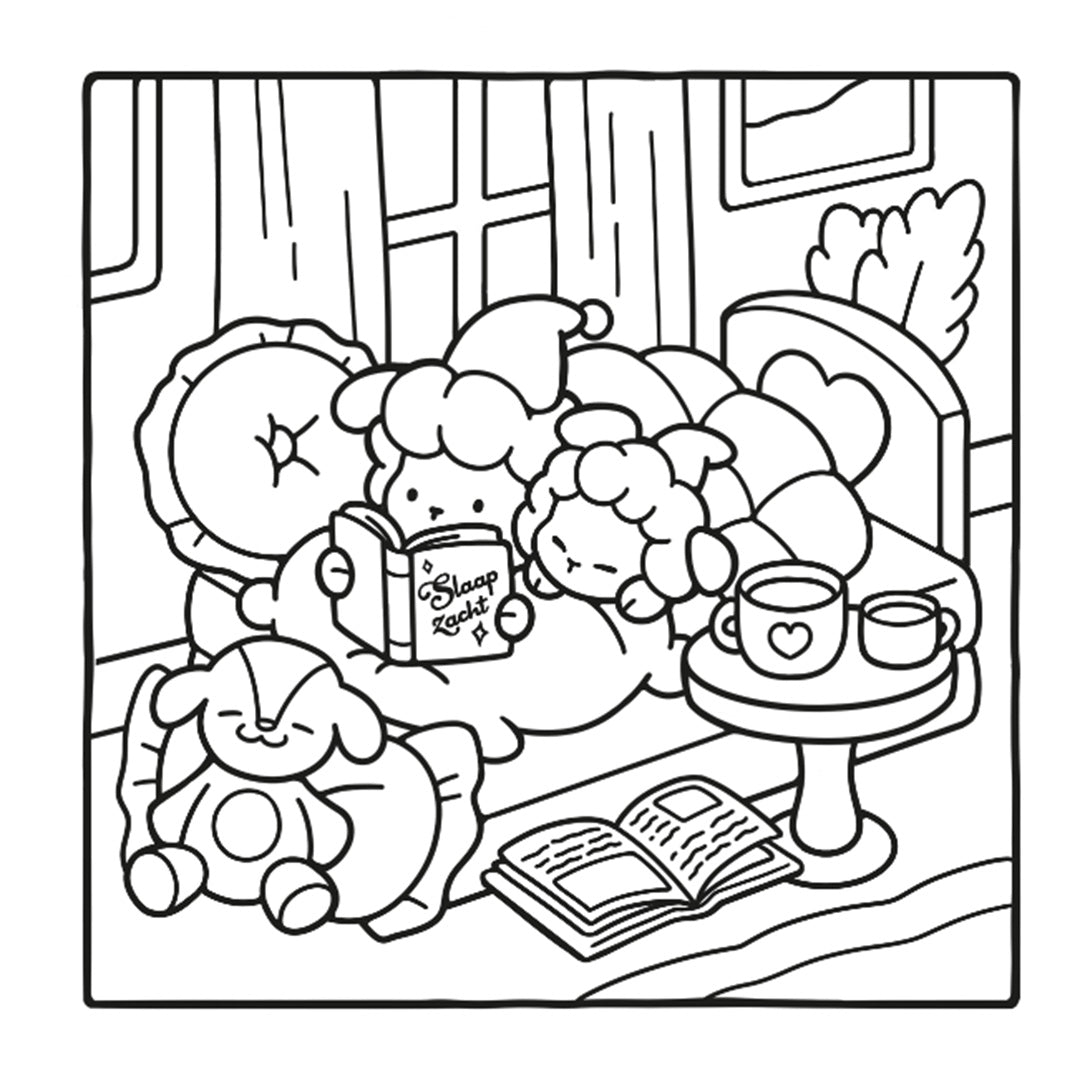 uitgeverij deltas kleurboek jade summer - cozy - comfy & cute | 0102272 | 4