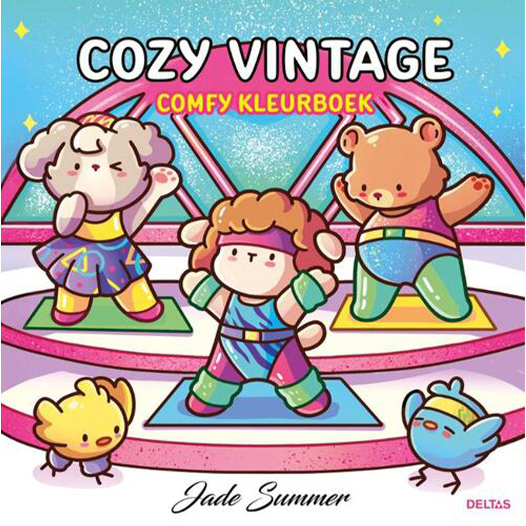 uitgeverij deltas kleurboek jade summer - cozy - cozy vintage | 0102271 | 1