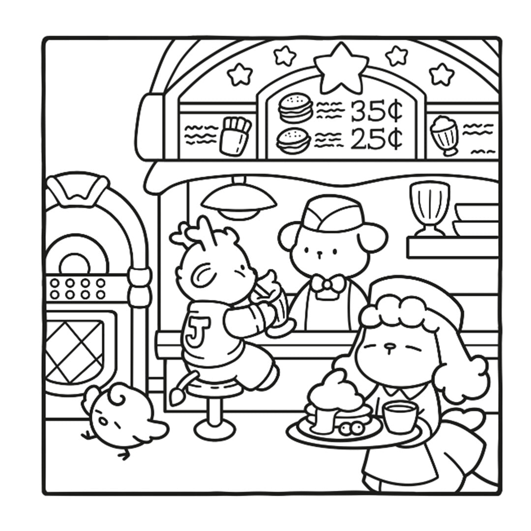 uitgeverij deltas kleurboek jade summer - cozy - cozy vintage | 0102271 | 5