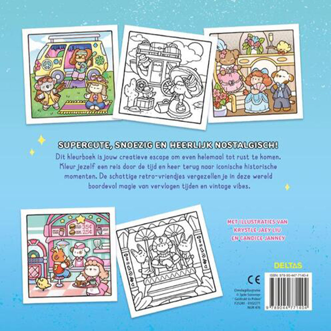uitgeverij deltas kleurboek jade summer - cozy - cozy vintage | 0102271 | 6