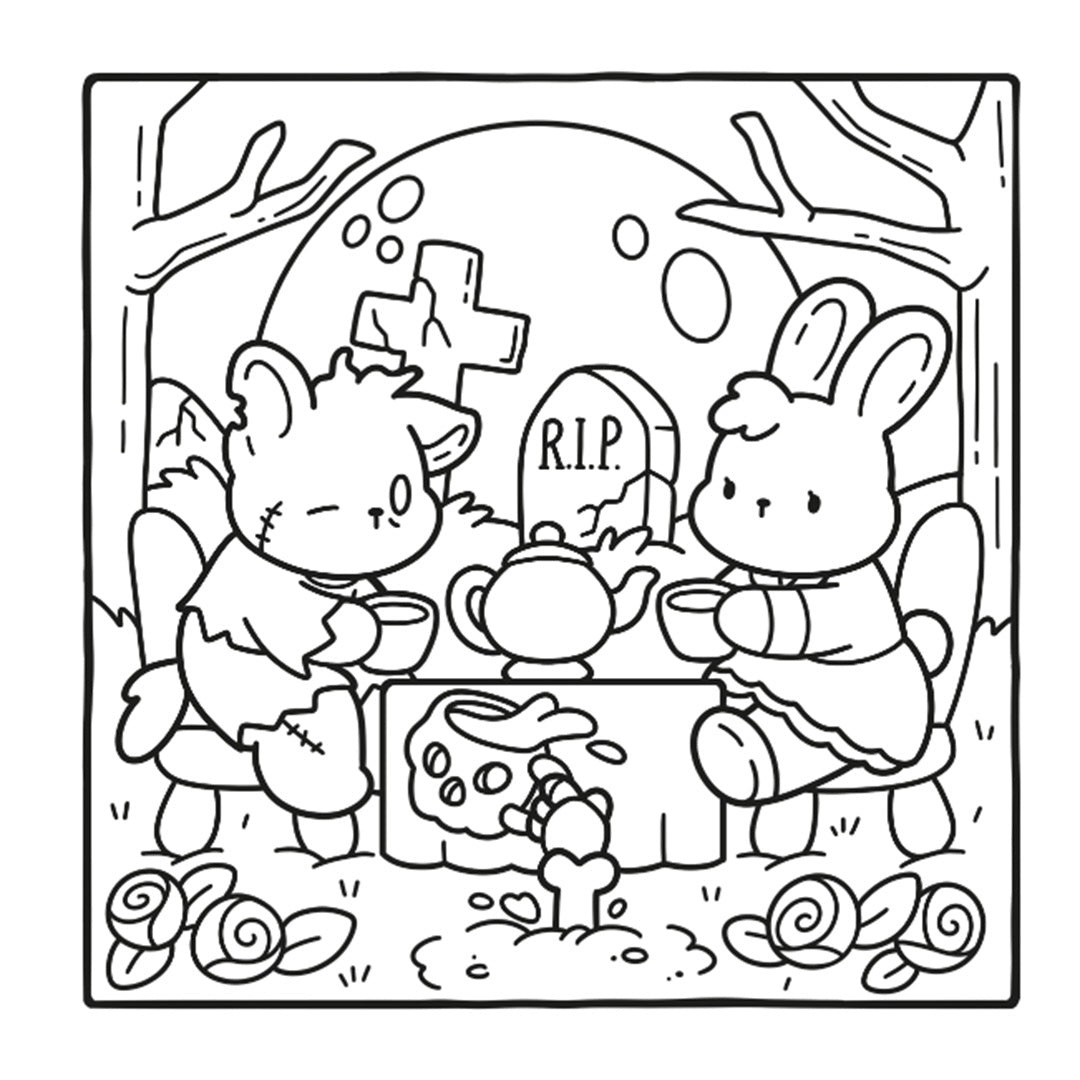 uitgeverij deltas kleurboek jade summer - cozy - spooky moments | 0102270 | 3