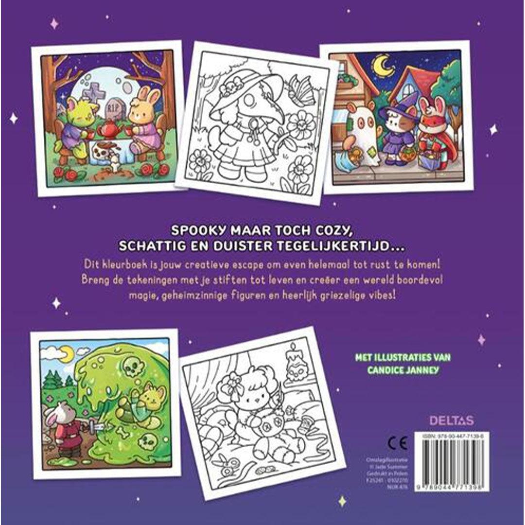 uitgeverij deltas kleurboek jade summer - cozy - spooky moments | 0102270 | 6