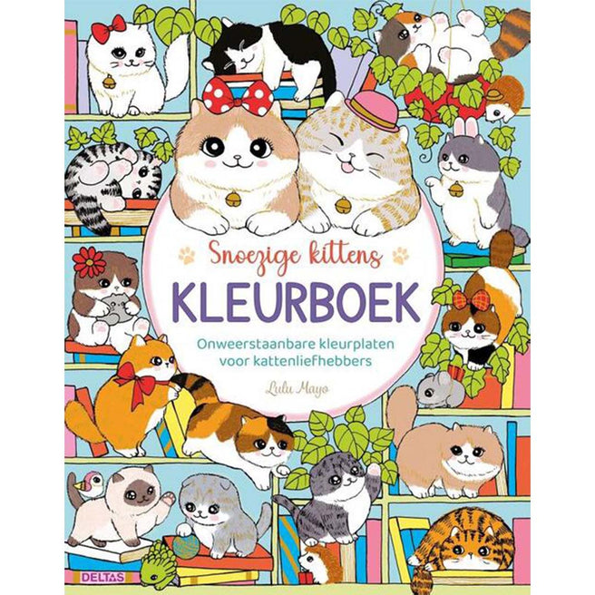 uitgeverij deltas kleurboek snoezige kittens | DELT0101825 | 1