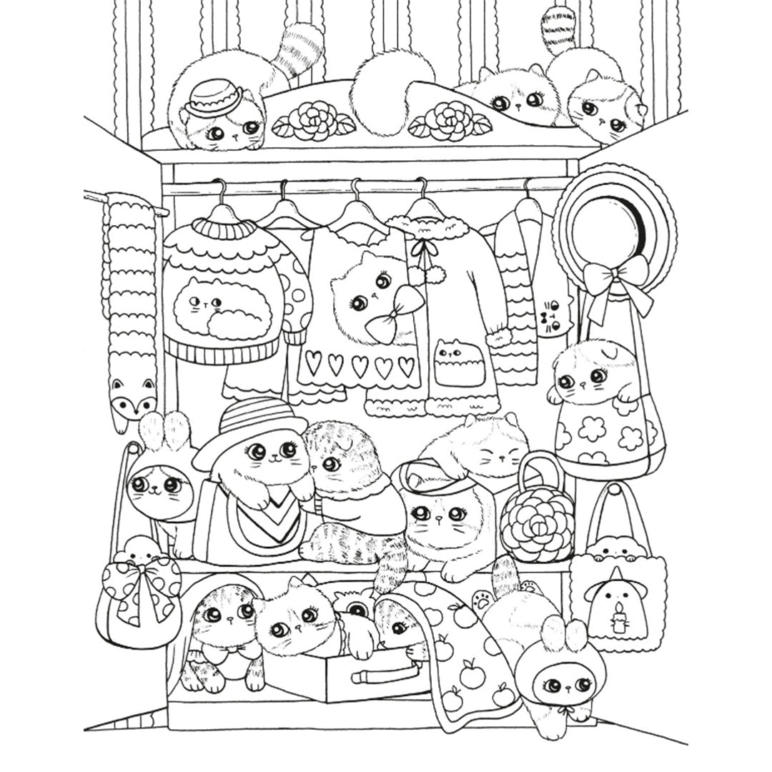 uitgeverij deltas kleurboek snoezige kittens | DELT0101825 | 2