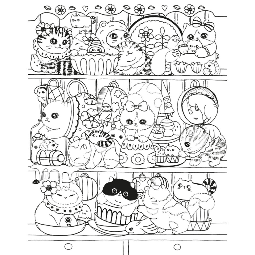 uitgeverij deltas kleurboek snoezige kittens | DELT0101825 | 4