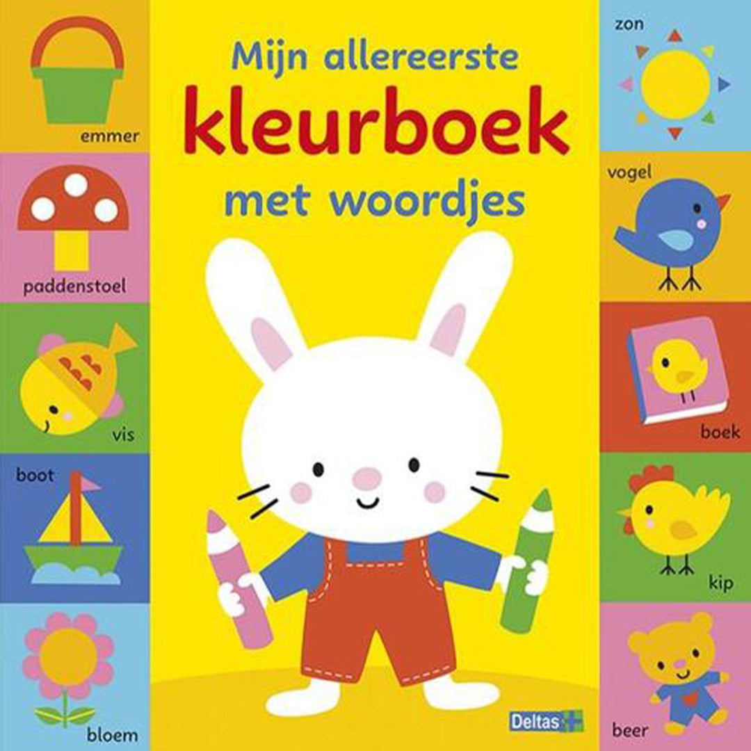 uitgeverij deltas mijn allereerste kleurboek met woordjes | 0691045 | 1