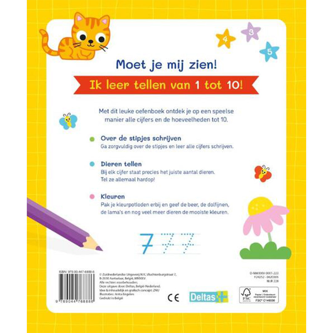 uitgeverij deltas mijn eerste 123 oefenboek | 0620305 | 6