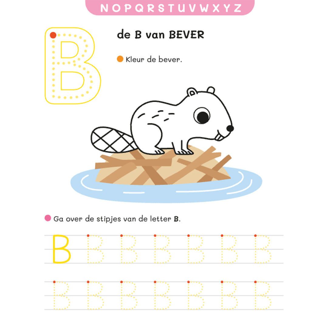 uitgeverij deltas mijn eerste abc oefenboek | DELT0620306 | 3