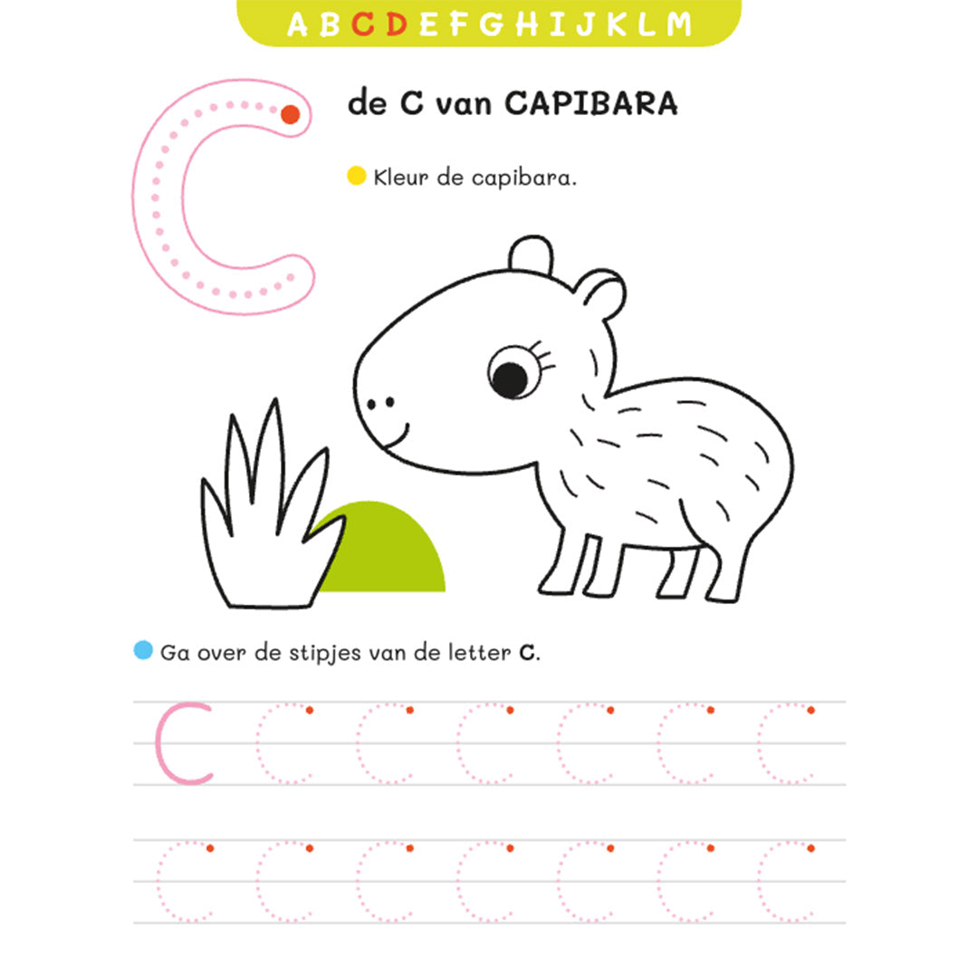 uitgeverij deltas mijn eerste abc oefenboek | DELT0620306 | 4