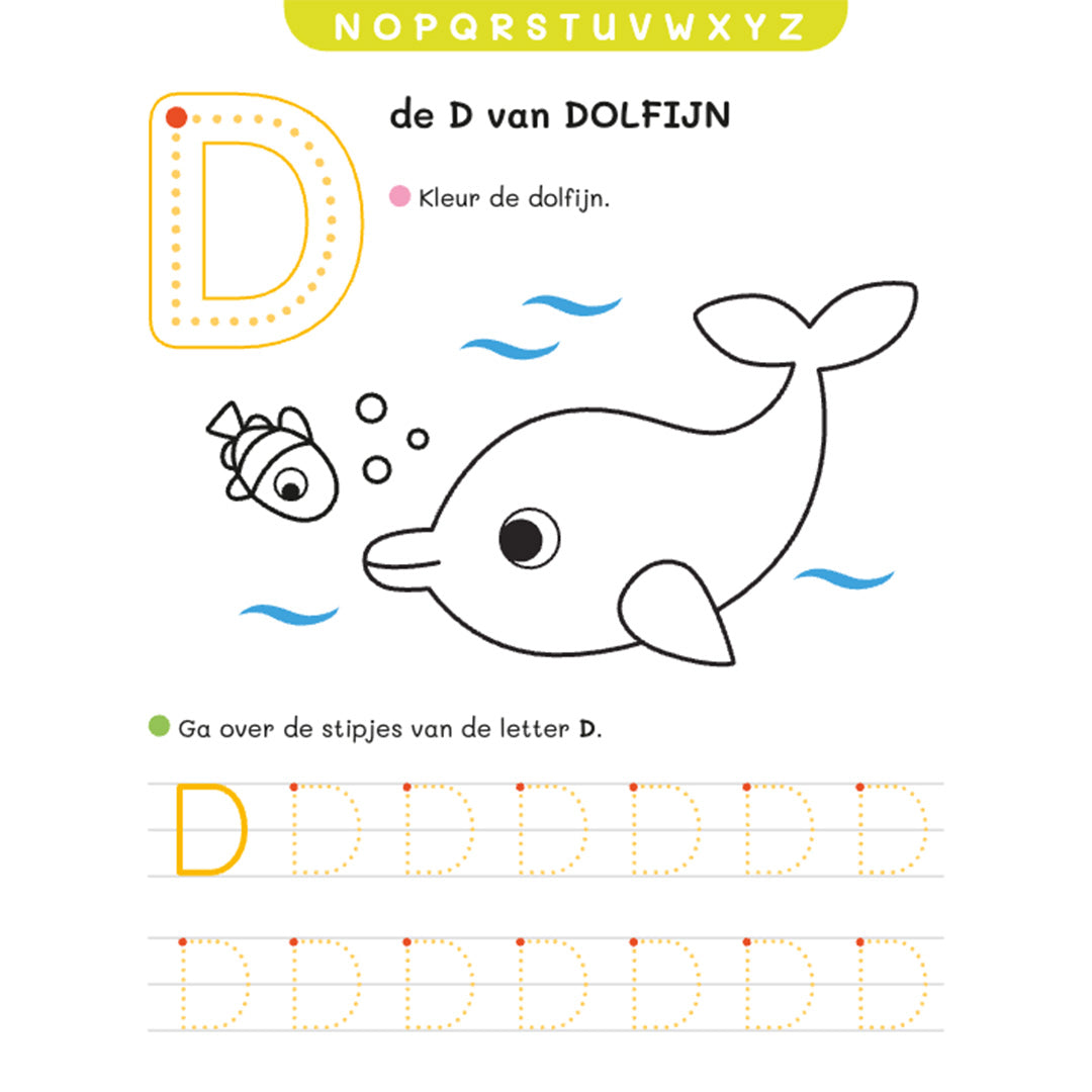 uitgeverij deltas mijn eerste abc oefenboek | DELT0620306 | 5